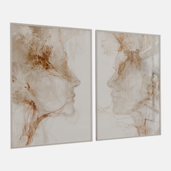 KIT 2 QUADROS  ALMAS CONECTADAS