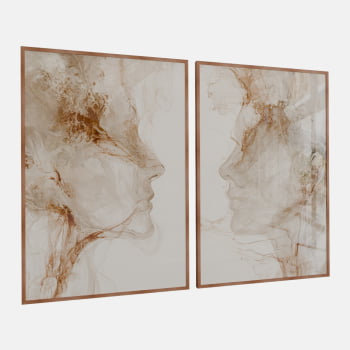 KIT 2 QUADROS  ALMAS CONECTADAS