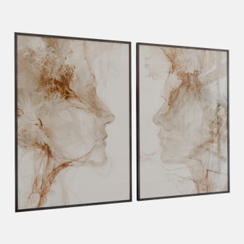 KIT 2 QUADROS  ALMAS CONECTADAS