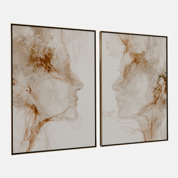 KIT 2 QUADROS  ALMAS CONECTADAS