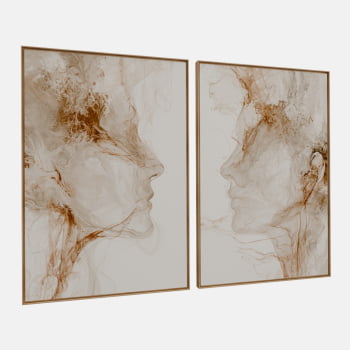 KIT 2 QUADROS  ALMAS CONECTADAS