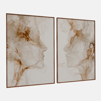KIT 2 QUADROS  ALMAS CONECTADAS
