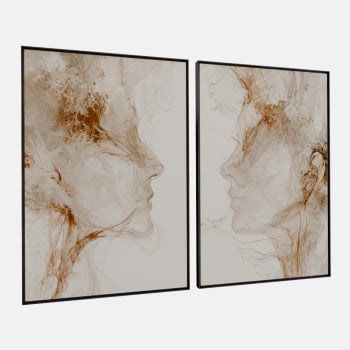 KIT 2 QUADROS  ALMAS CONECTADAS