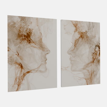 KIT 2 QUADROS  ALMAS CONECTADAS