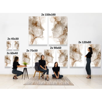 KIT 2 QUADROS  ALMAS CONECTADAS