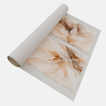 KIT 2 QUADROS FLOR EM ABSTRATO
