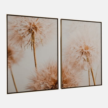 KIT 2 QUADROS DUO FLYING SEED PLANT