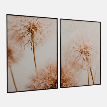 KIT 2 QUADROS DUO FLYING SEED PLANT