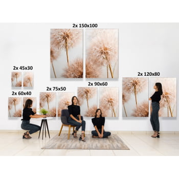 KIT 2 QUADROS DUO FLYING SEED PLANT