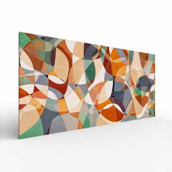 Quadro panorâmico - Geometria das Cores