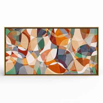 Quadro panorâmico - Geometria das Cores