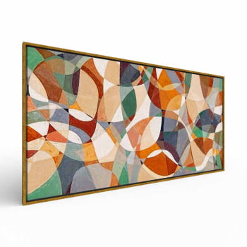 Quadro panorâmico - Geometria das Cores