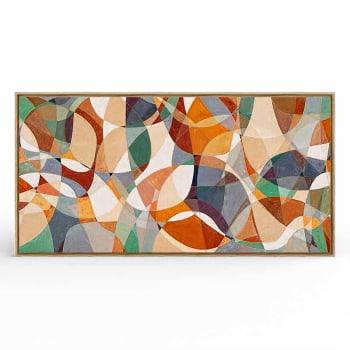 Quadro panorâmico - Geometria das Cores