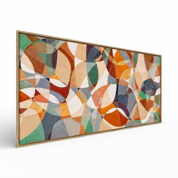 Quadro panorâmico - Geometria das Cores