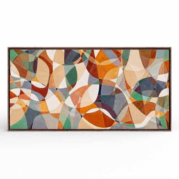 Quadro panorâmico - Geometria das Cores
