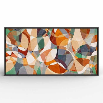 Quadro panorâmico - Geometria das Cores