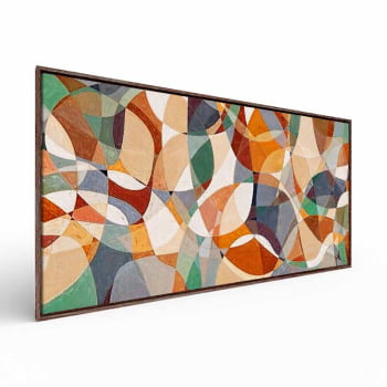 Quadro panorâmico - Geometria das Cores