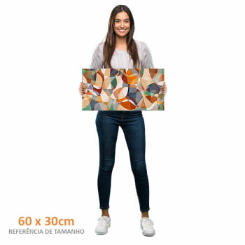 Quadro panorâmico - Geometria das Cores