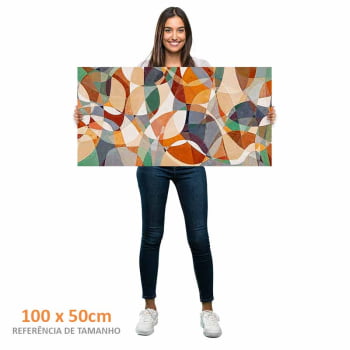 Quadro panorâmico - Geometria das Cores