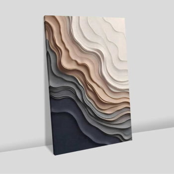 Quadro Retangular - Frozen Beach 3D