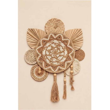 Quadro Retangular - Mandala Boho