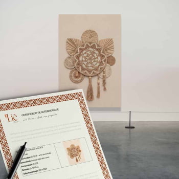 Quadro Retangular - Mandala Boho