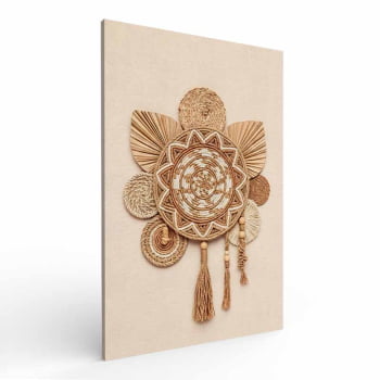 Quadro Retangular - Mandala Boho