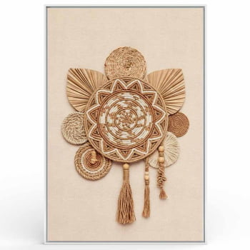 Quadro Retangular - Mandala Boho