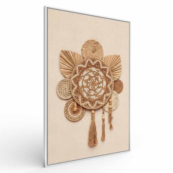 Quadro Retangular - Mandala Boho