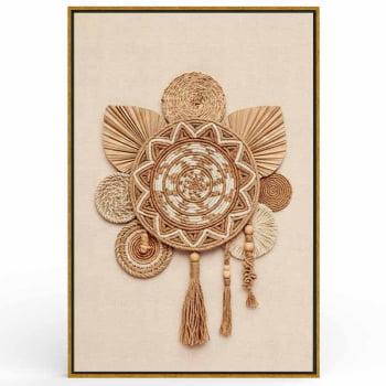 Quadro Retangular - Mandala Boho