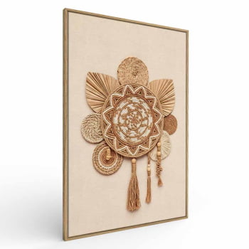 Quadro Retangular - Mandala Boho