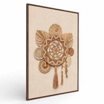 Quadro Retangular - Mandala Boho