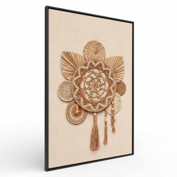 Quadro Retangular - Mandala Boho