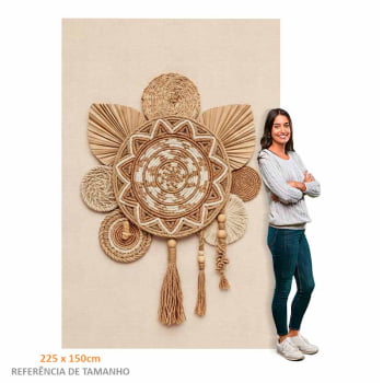 Quadro Retangular - Mandala Boho