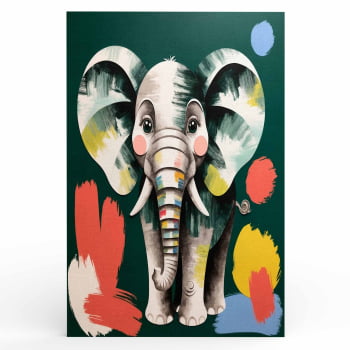 Quadro Retangular - ELEFANTE AXI