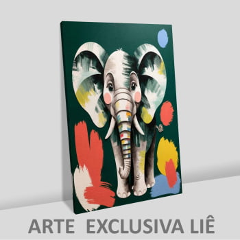 Quadro Retangular - ELEFANTE AXI