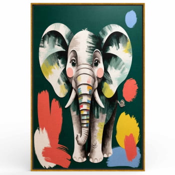 Quadro Retangular - ELEFANTE AXI