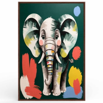 Quadro Retangular - ELEFANTE AXI