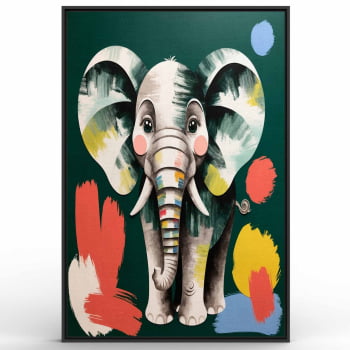 Quadro Retangular - ELEFANTE AXI