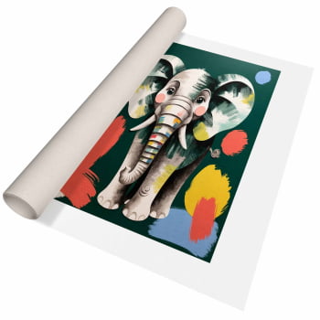 Quadro Retangular - ELEFANTE AXI