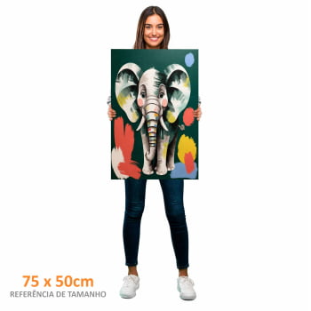 Quadro Retangular - ELEFANTE AXI