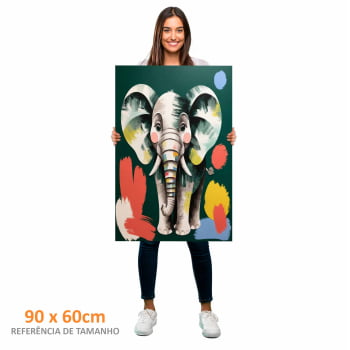 Quadro Retangular - ELEFANTE AXI