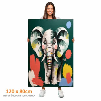 Quadro Retangular - ELEFANTE AXI