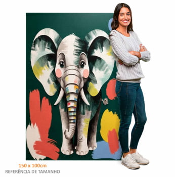 Quadro Retangular - ELEFANTE AXI