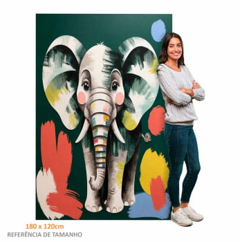 Quadro Retangular - ELEFANTE AXI