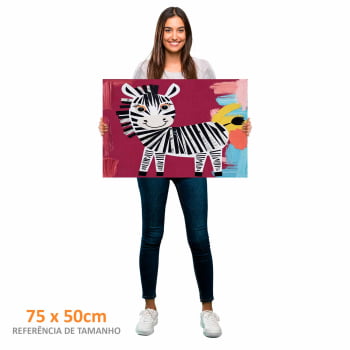 Quadro Retangular - ZEBRA MAXI		