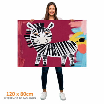 Quadro Retangular - ZEBRA MAXI		