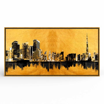 Quadro panorâmico - Gold City