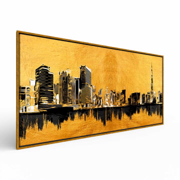 Quadro panorâmico - Gold City