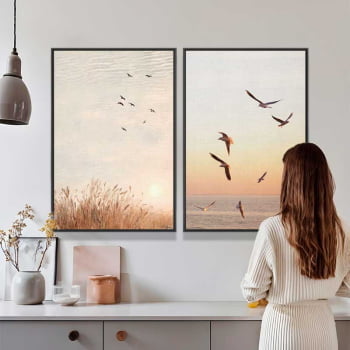 Quadro Personalizado- Decorativa- Só Tecido- 2x75x50 cm